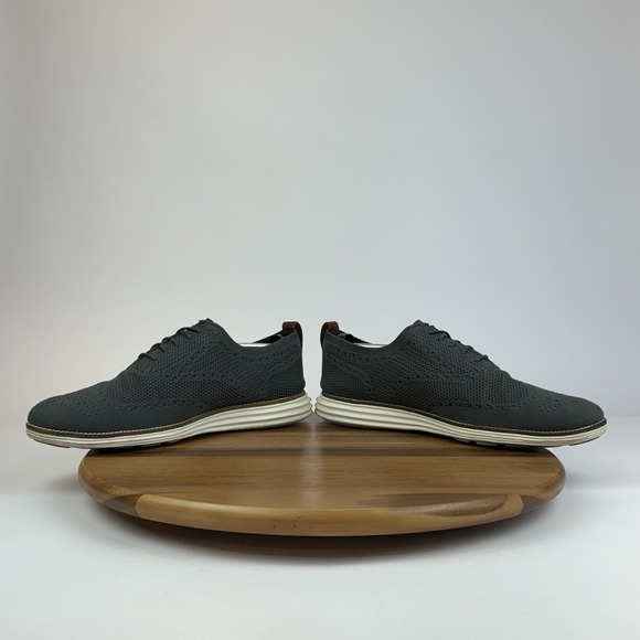 Mens Cole‎ Haan ZeroGrand Gray Stitchlite Casual Comfort Wingtip Oxfords Size 13 main image 6